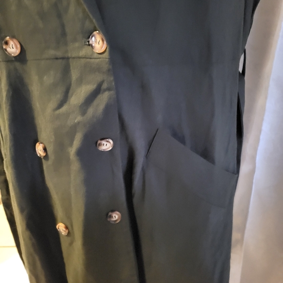 NWT City Chic Women Dress Lafayette, Size XL/22, Green, Linen Blended, Office - Picture 7 of 16